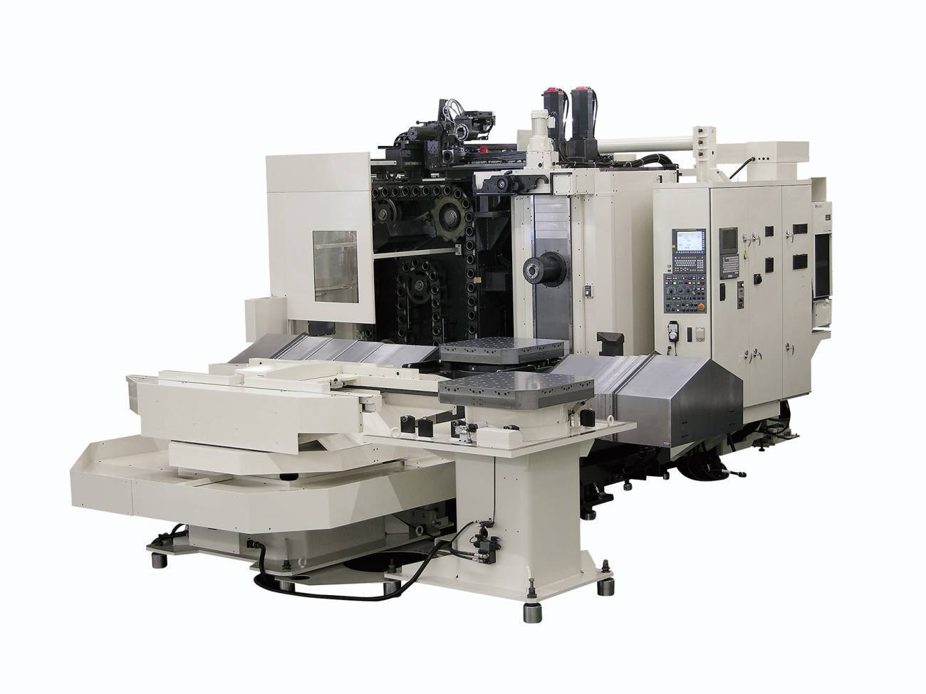 the Yasda YBM 8T horizontal machining center cnc machine used in precision manufacturing