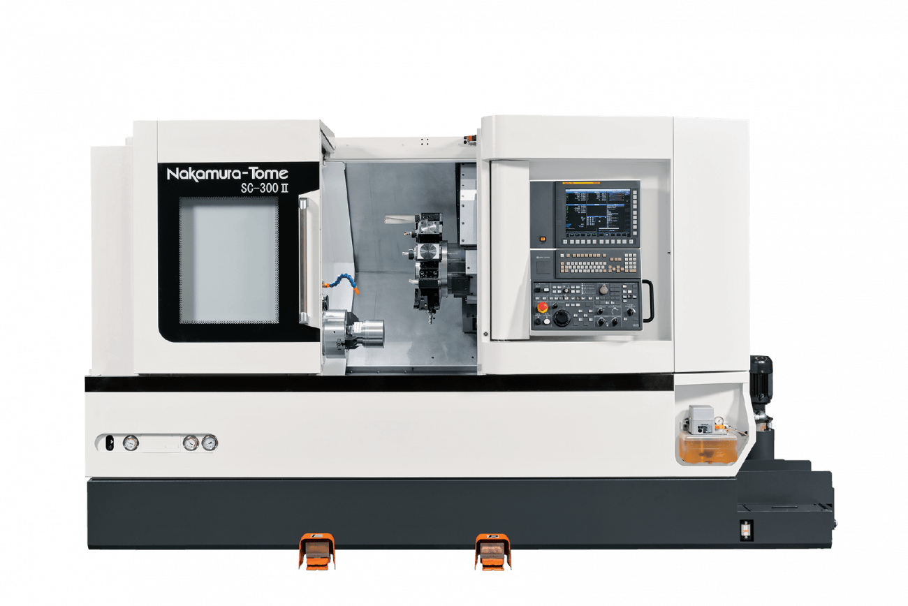 the Nakamura-Tome SC-300II high speed CNC turning center sold by Methods Machine Tools