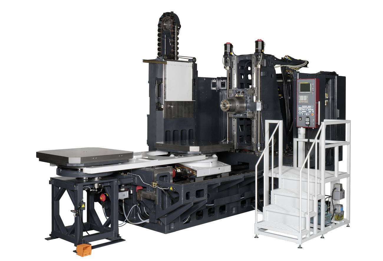 the frame and components of the OKK HM1250S horizontal machining center sold by Methods Machine Tools