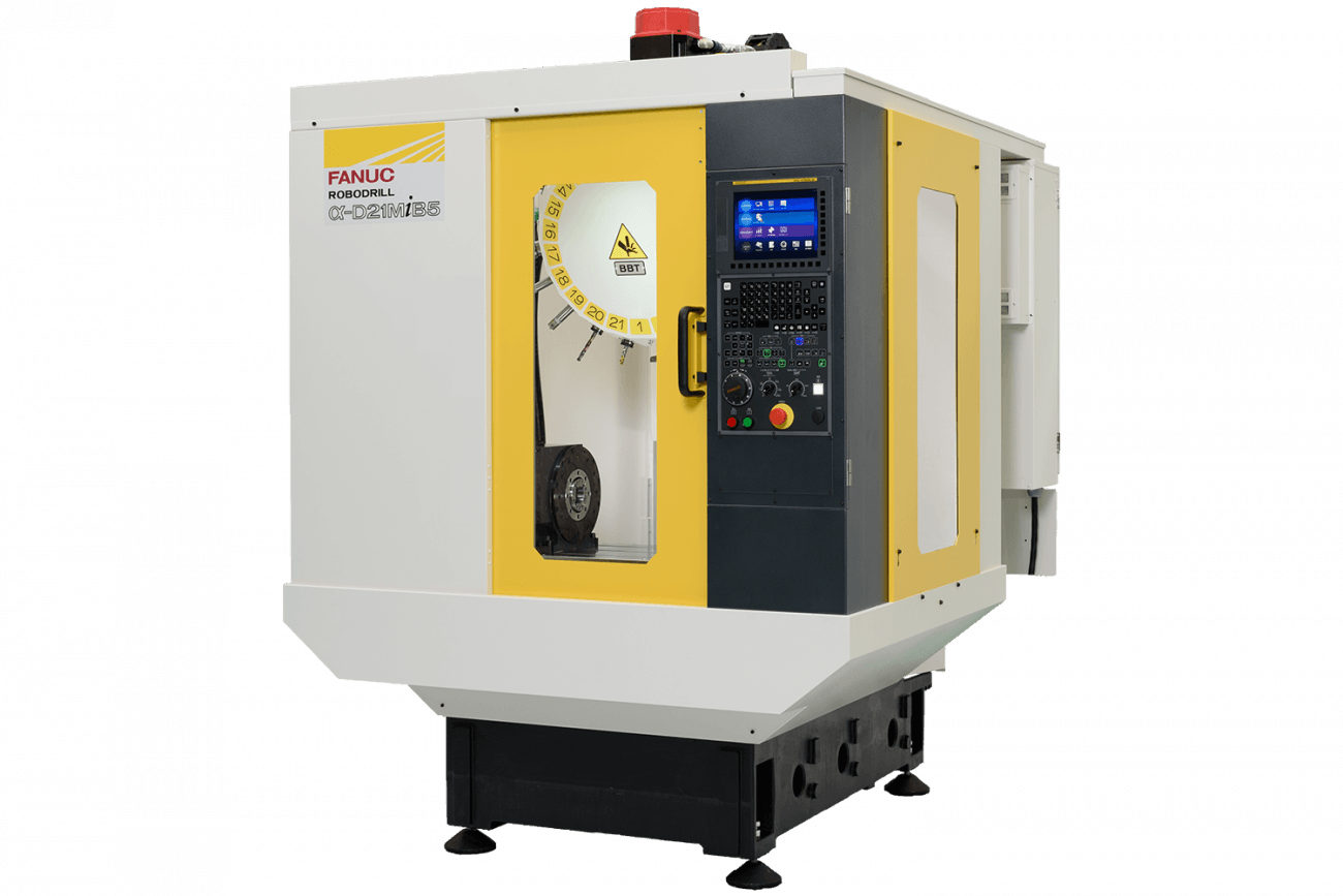 a FANUC RoboDrill MiB5 ADV series vertical machining center