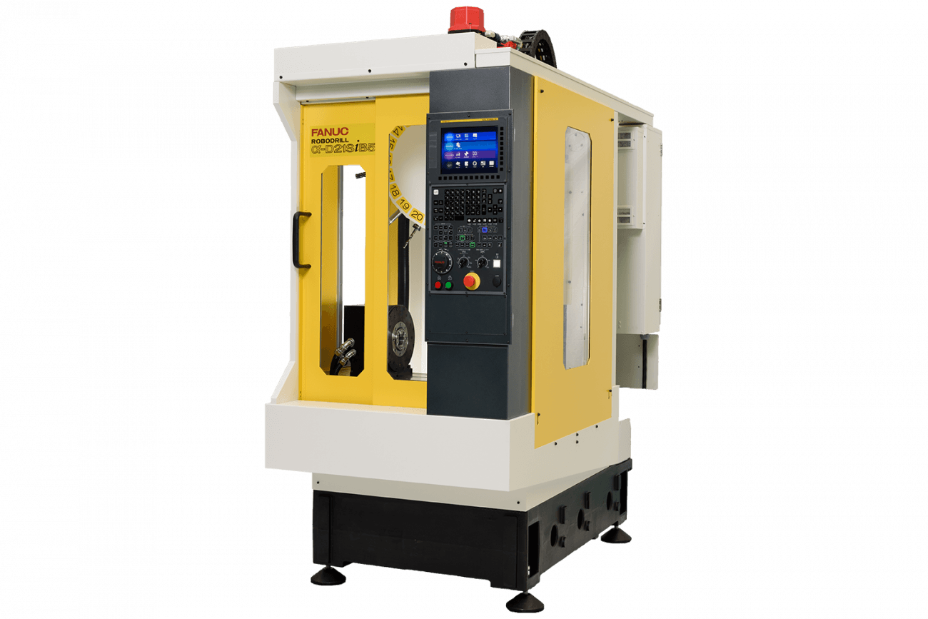 the RoboDrill Short-bed Vertical Machining Center built by FANUC