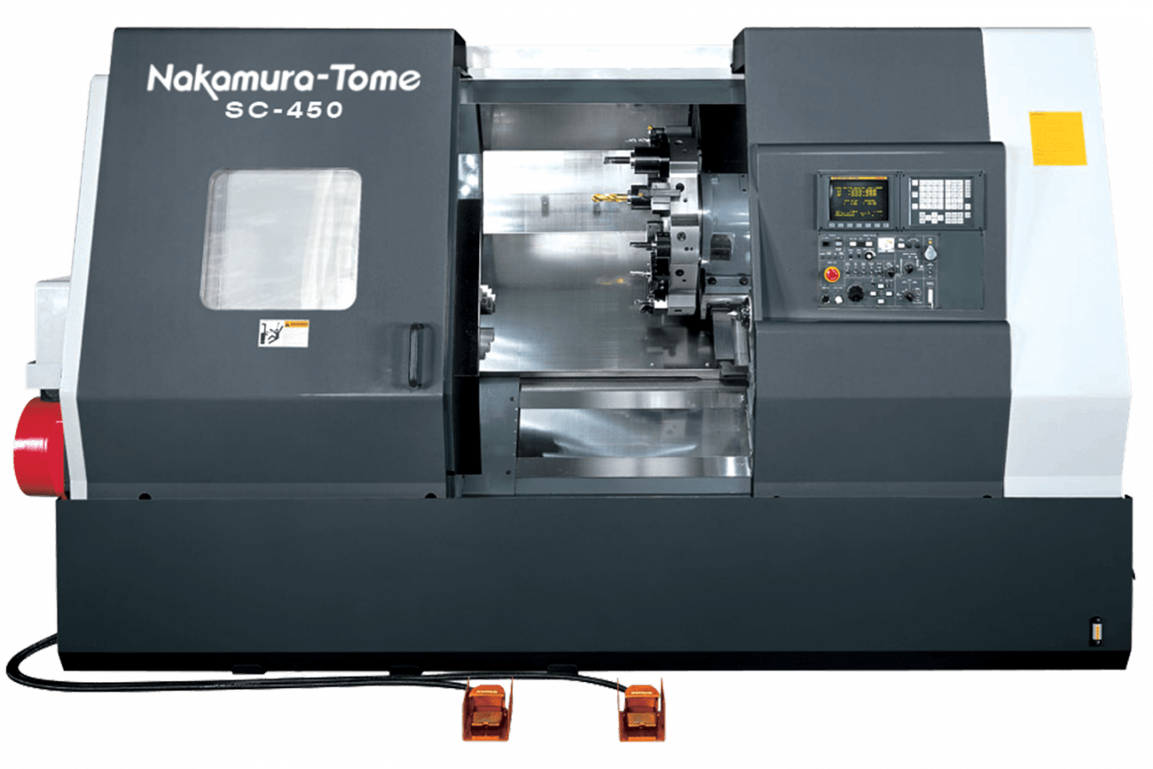 the Nakamura-Tome SC-450 turning center sold by Methods Machine Tools