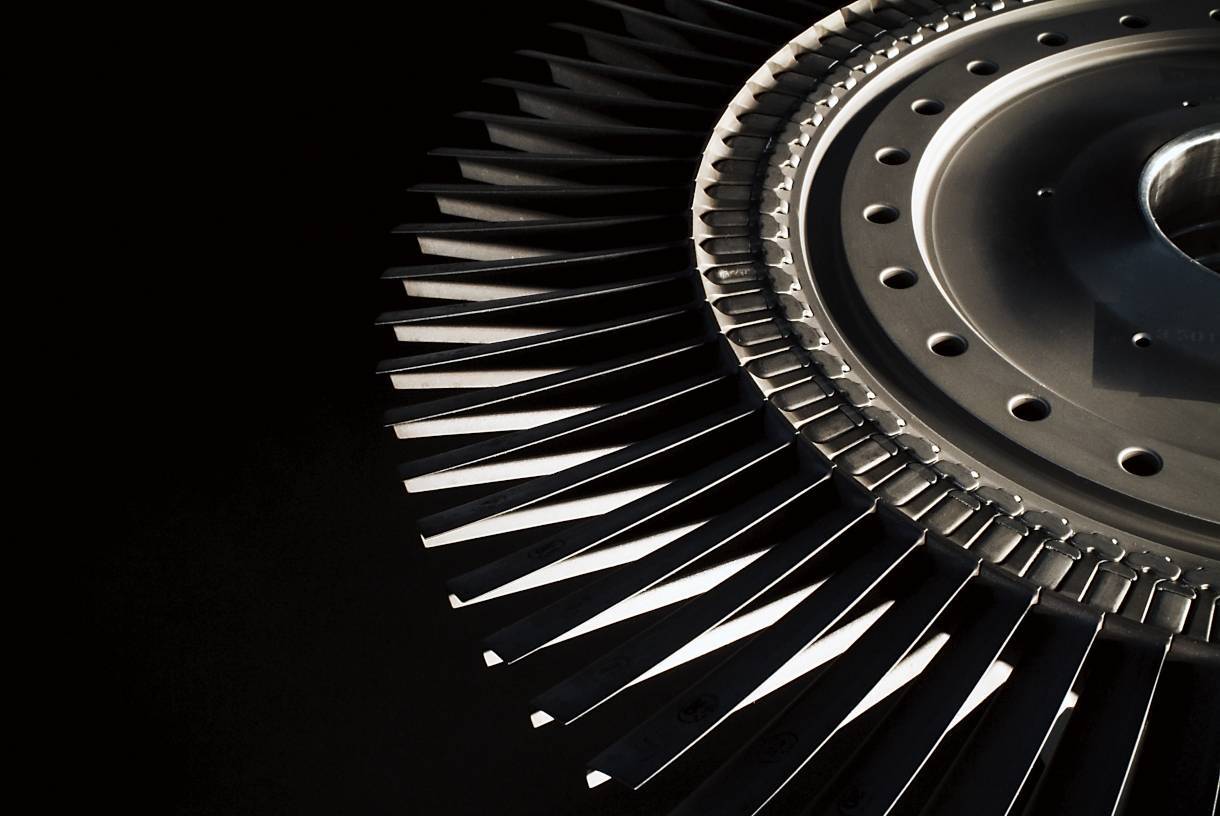 Image of turbine blades