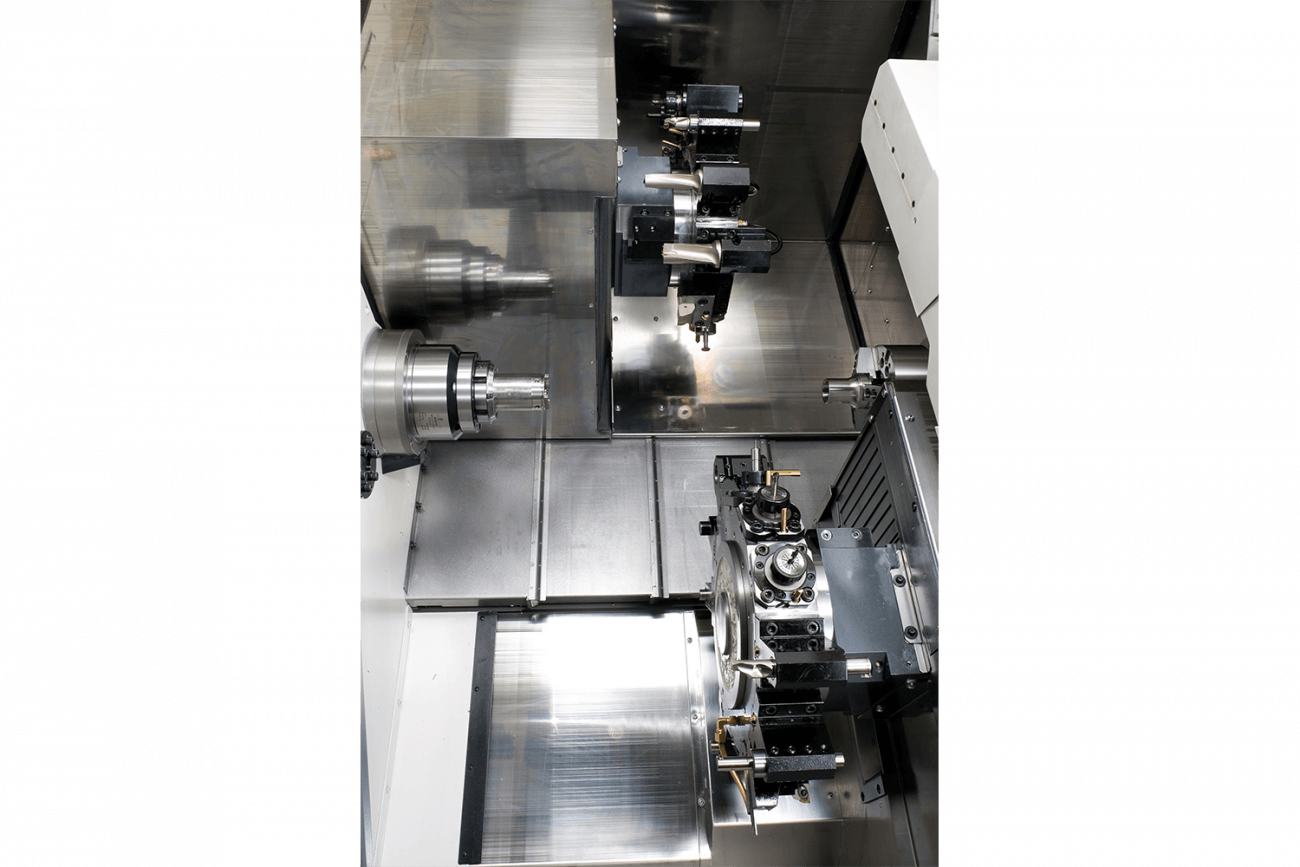 inside look at the Nakamura Tome WT250II Multitasking Turning Center offered by Methods Machine Tools