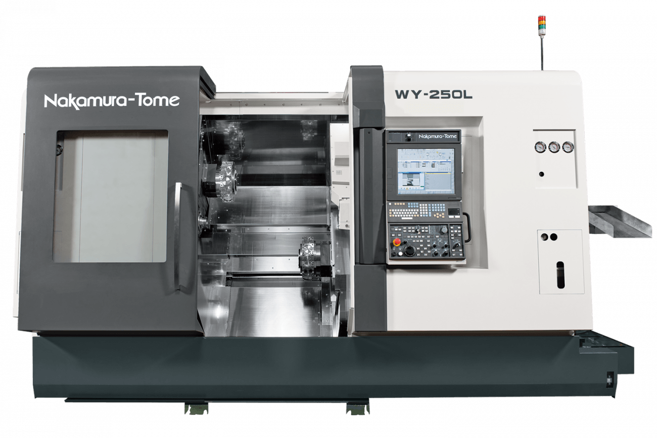 the Nakamura Tome WY-250L multitasking CNC machine sold by Methods Machine Tools