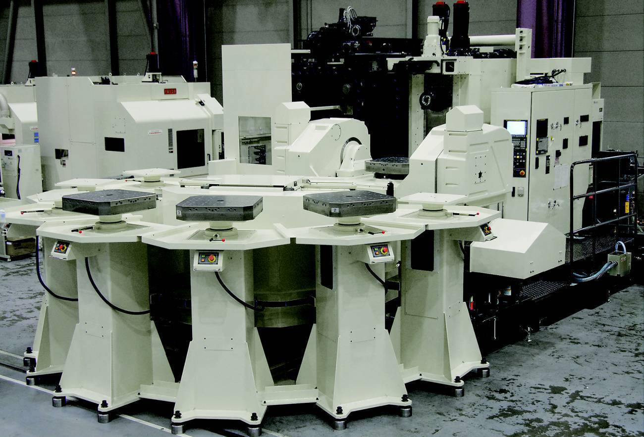 the Yasda YBM 8T horizontal machining center cnc machine used in precision manufacturing