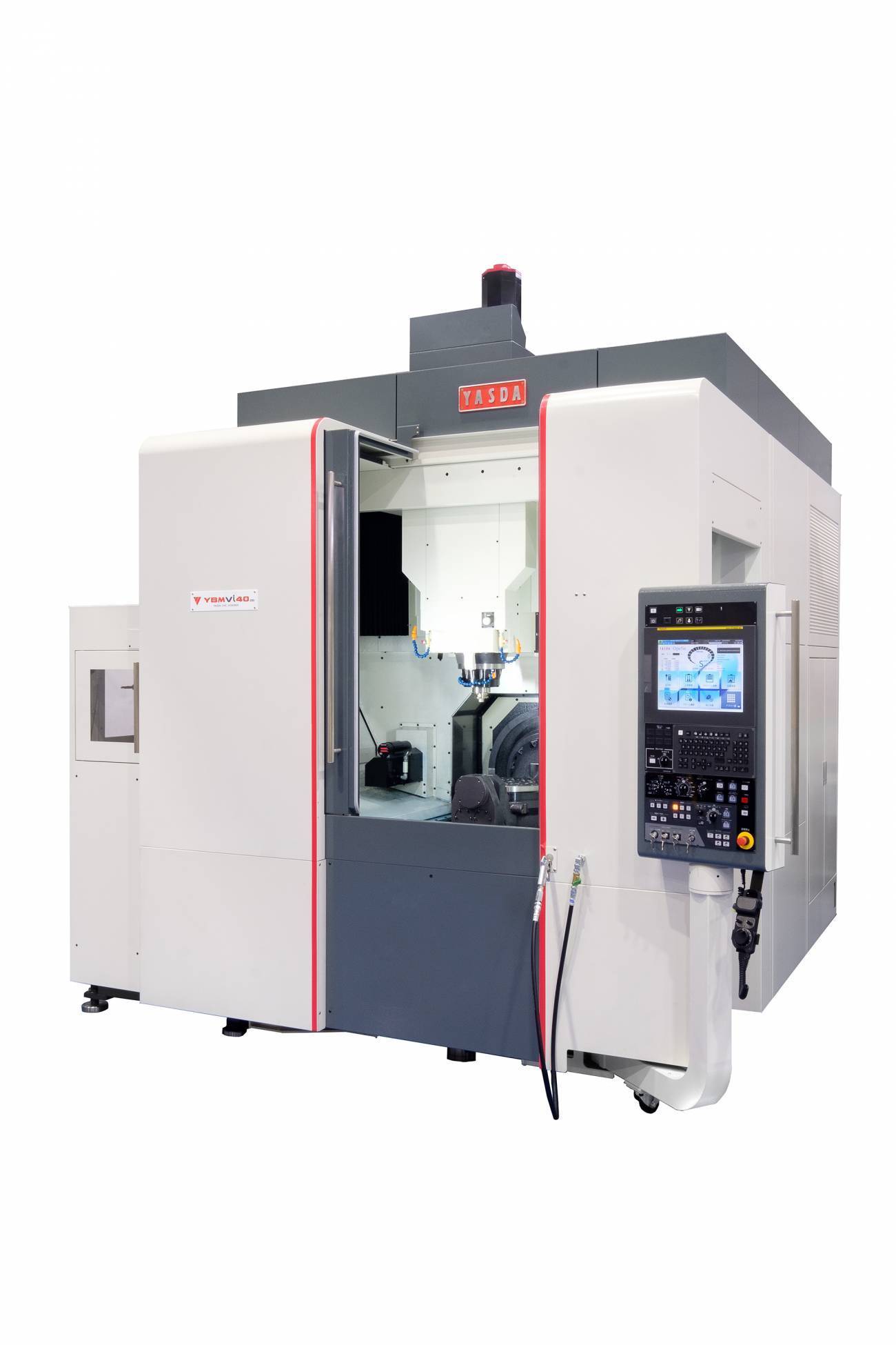 the YASDA YBM Vi40 5 axis machining center