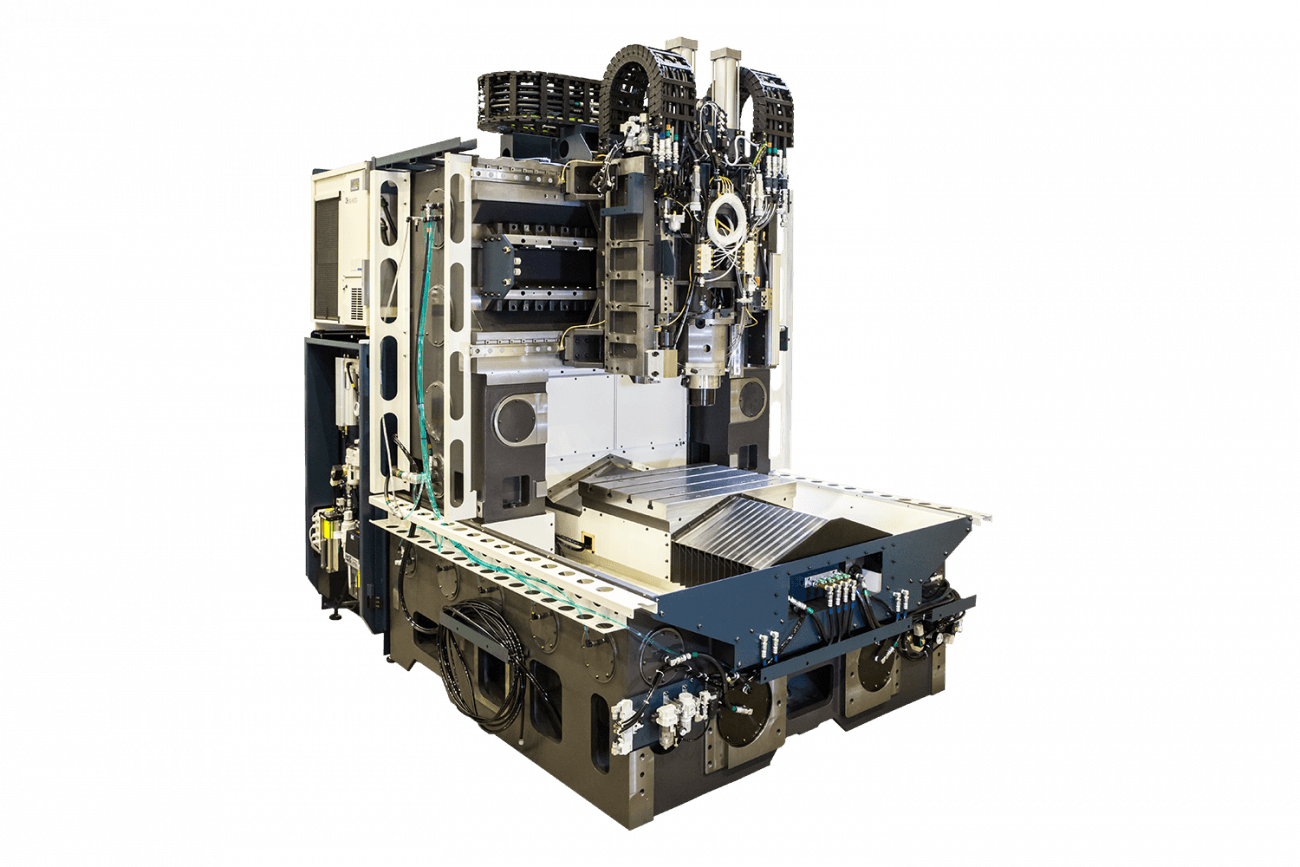 machinery inside the Yasda YMC-650 Micro Center